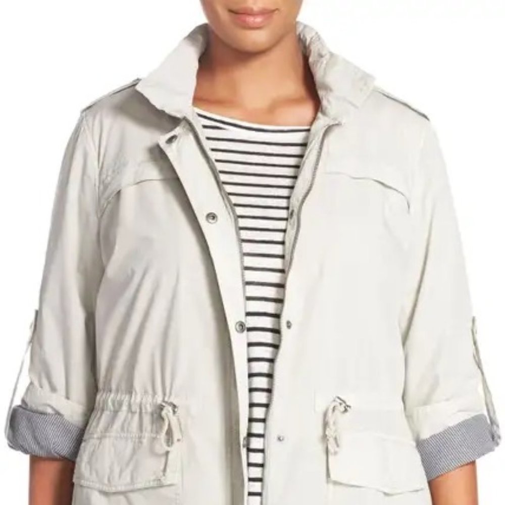 Levi's® Parachute Hooded Cotton Utility Jacket